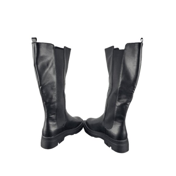 Shoedazzle women's renagaid knee black boots size 10 - Picture 5 of 5